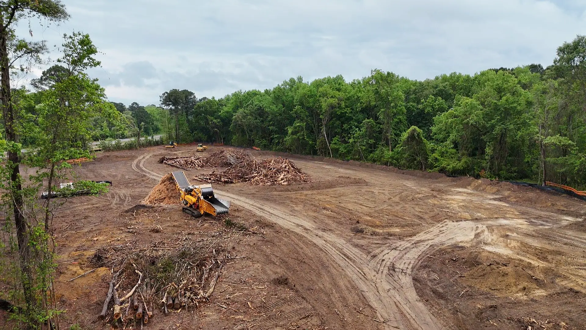 Site grading and elevation work by Earthco Construction